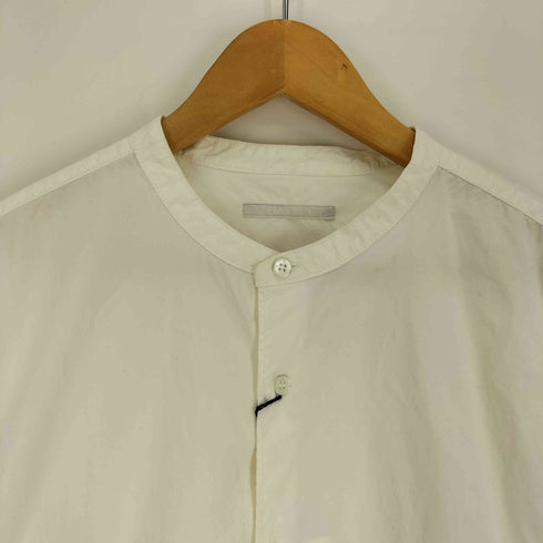 HATSKI} } Low Count Band collar shirt バンドカラー シャツ レディース JPN:3