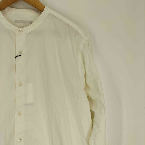 HATSKI} } Low Count Band collar shirt バンドカラー シャツ レディース JPN:3