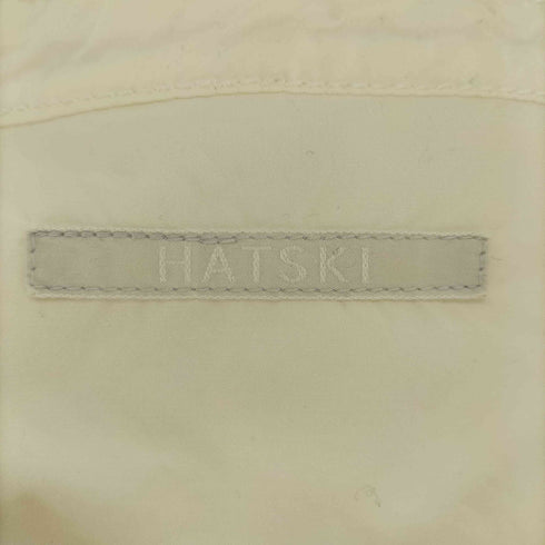 HATSKI} } Low Count Band collar shirt バンドカラー シャツ レディース JPN:3