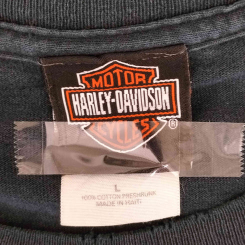 ハーレーダビッドソン HARLEY-DAVIDSON プリントクルーネックL/S Tシャツ メンズ JPN:L