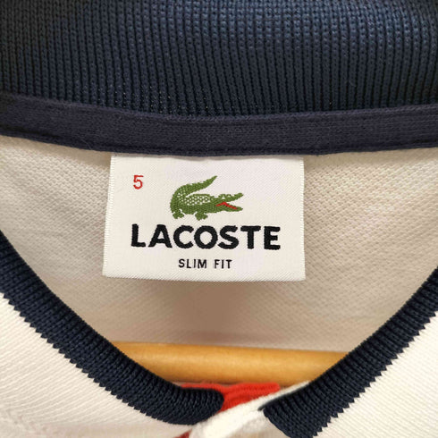 ラコステ LACOSTE Slim Fit Noir Polo Shirt メンズ 5