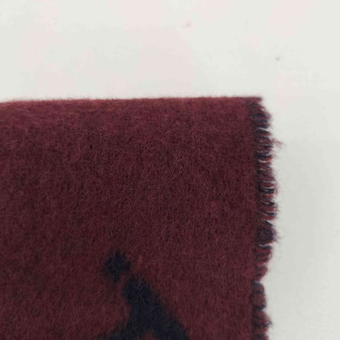 ポロラルフローレン POLO RALPH LAUREN イタリア製 ビッグポニー リバーシブル フリンジ ウール マフラー メンズ