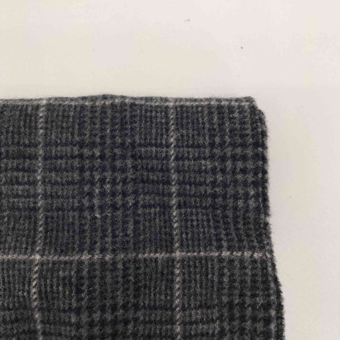 ポロラルフローレン POLO RALPH LAUREN ポニー 刺繍 ハウンドトゥースチェック フリンジ ウール マフラー メンズ