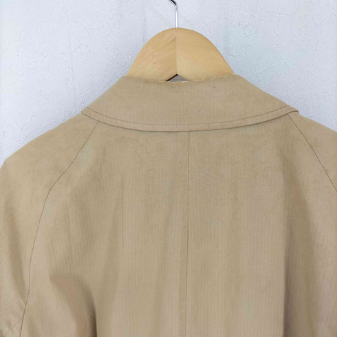 アクアスキュータム AQUASCUTUM 80S ENGLAND製 ステンカラーコート メンズ