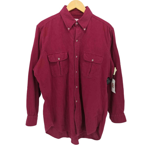 ブルックスブラザーズ BROOKS BROTHERS 60-70S 6つボタン シャモアクロス フラップ ポケット L/S ポロカラー ワーク シャツ メンズ import:L