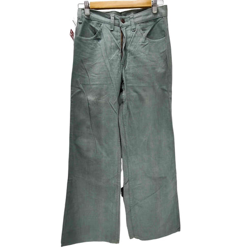リーバイス Levis 70S WIDE LEG ボタン裏 28 刻印 42TALON ジップ 白タブ ベルボトム シャモア パンツ 1977年製 メンズ W:30 L:33