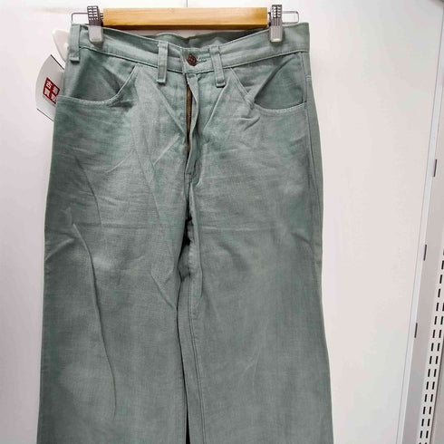 リーバイス Levis 70S WIDE LEG ボタン裏 28 刻印 42TALON ジップ 白タブ ベルボトム シャモア パンツ 1977年製 メンズ W:30 L:33