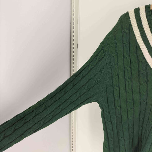 ポロスポーツラルフローレン POLO SPORT RALPH LAUREN 90-00S ケーブル編み Vネック ニット プルオーバー メンズ import:XL