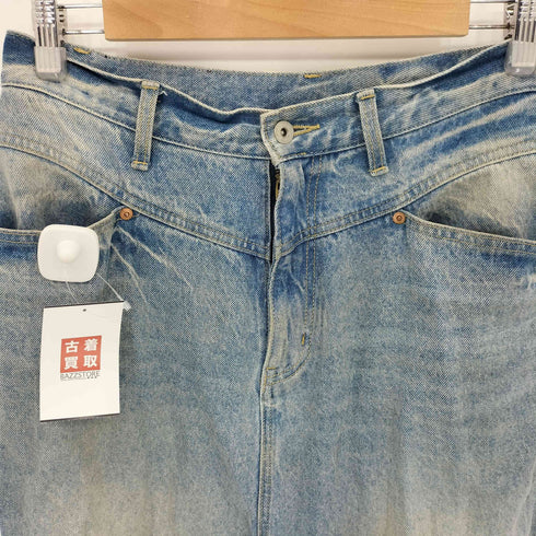 WONEM ワイド ストレート デニムパンツ レディース JPN:2