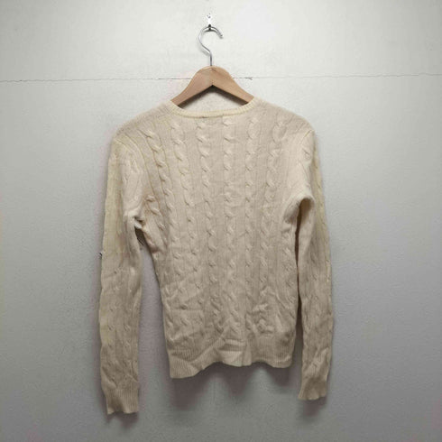 ポロラルフローレン POLO RALPH LAUREN ポニー刺繍 Vネックウールケーブルニットセーター メンズ S