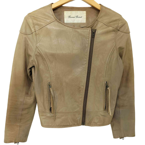 バナーバレット Banner Barrett ノーカラー ライダースジャケット レディース JPN:38