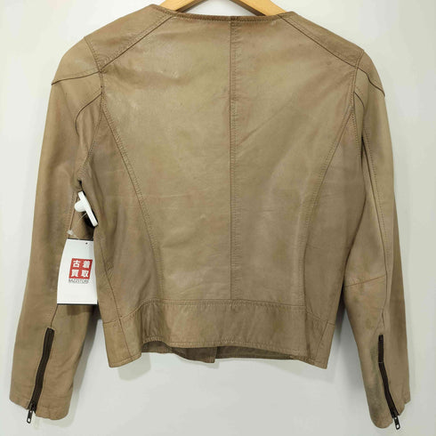 バナーバレット Banner Barrett ノーカラー ライダースジャケット レディース JPN:38