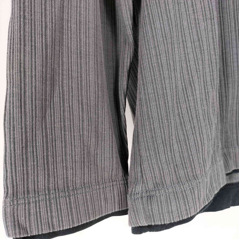 シーケーカルバンクライン ck Calvin Klein プリーツ Vネックカットソー メンズ import:L