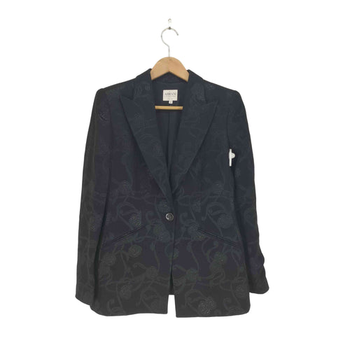 アルマーニコレツィオーニ ARMANI COLLEZIONI 花柄シングルテーラードジャケット レディース FR:44