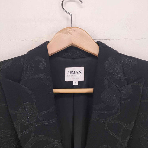 アルマーニコレツィオーニ ARMANI COLLEZIONI 花柄シングルテーラードジャケット レディース FR:44