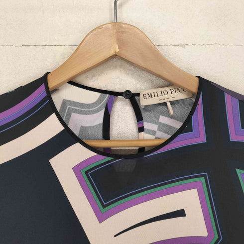 エミリオプッチ EMILIO PUCCI 幾何学模様 ワンピース レディース