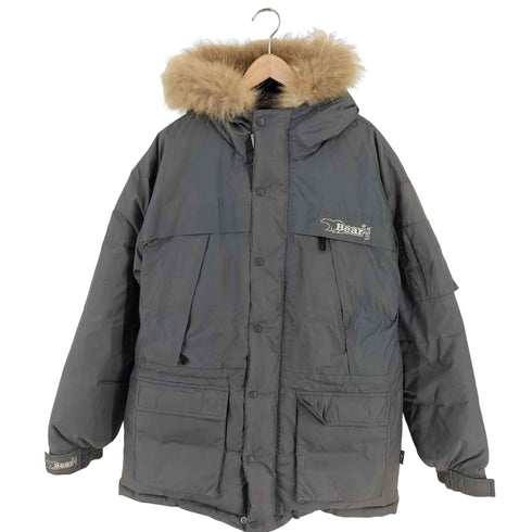 ベアーユーエスエー BEAR USA ファー付き リバーシブル ダウンジャケット メンズ import:L