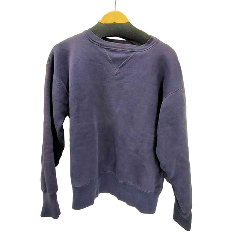 ジョーマッコイ JOE McCOY BALL PARK Knit Wear TOYS McCOY トイズマッコイ 旧タグ 両面Vガゼット 無地 ブランク スウェット トレーナー ナス紺 メンズ 42