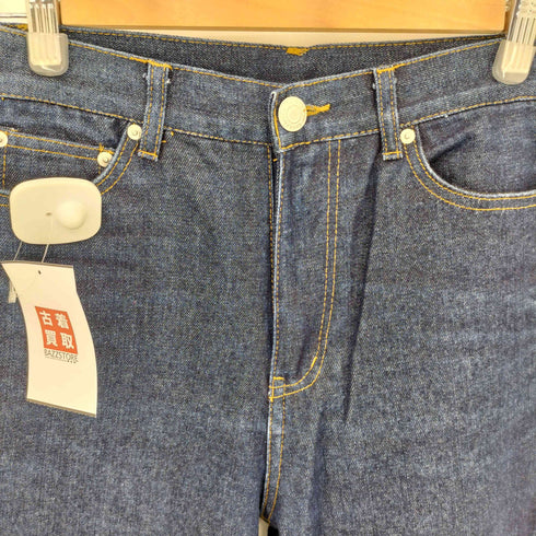 リアン Lian ロールアップリジットデニムパンツ インディゴ レディース JPN:S