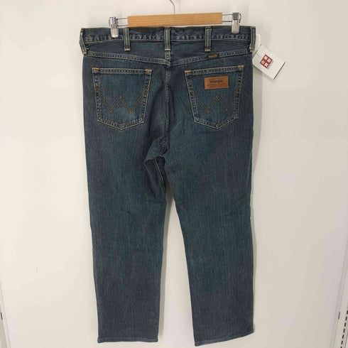 ラングラー Wrangler 革パッチ ストレート デニム パンツ メンズ 36