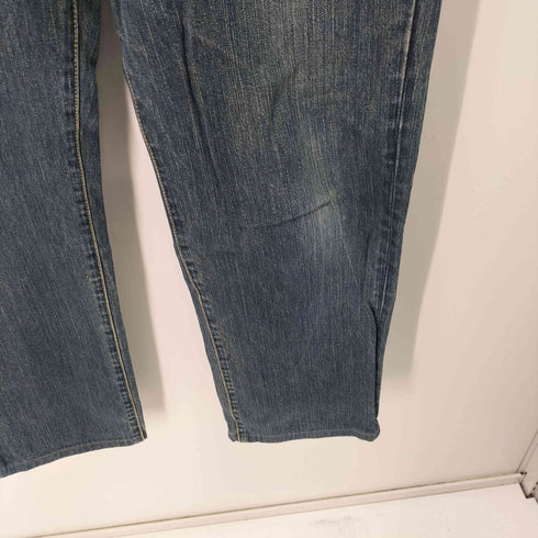 ラングラー Wrangler 革パッチ ストレート デニム パンツ メンズ 36