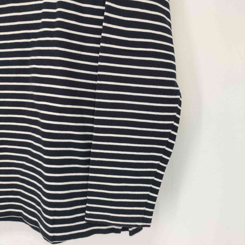 ラコステ LACOSTE ワニ刺繍ロゴ ボーダーバスクシャツ メンズ S