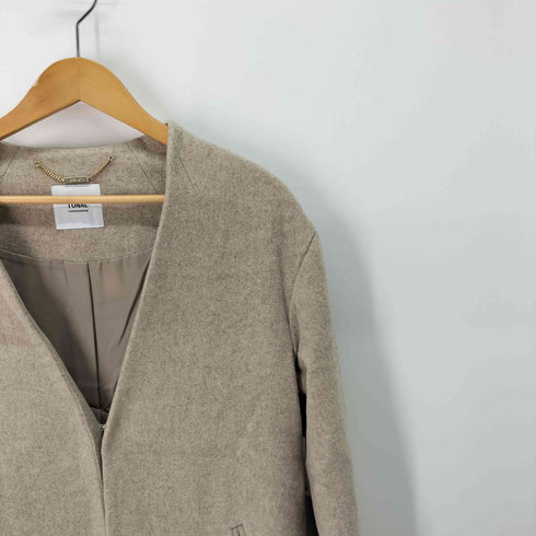 トーナル TONAL ラムノーカラーVコート レディース 38