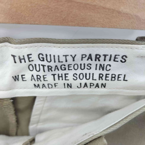 ワコマリア WACKO MARIA Chino Pants コットンチノ ボタンフライ スラックスパンツ メンズ L