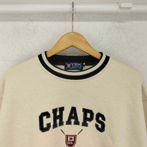 チャップスラルフローレン CHAPS RALPH LAUREN ロゴ刺繍 クルーネック L/S スウェット メンズ JPN:M
