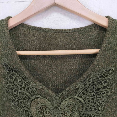 ROMWE 蝶刺繍 ニット フェアリーグランジ Y2K レディース US:6