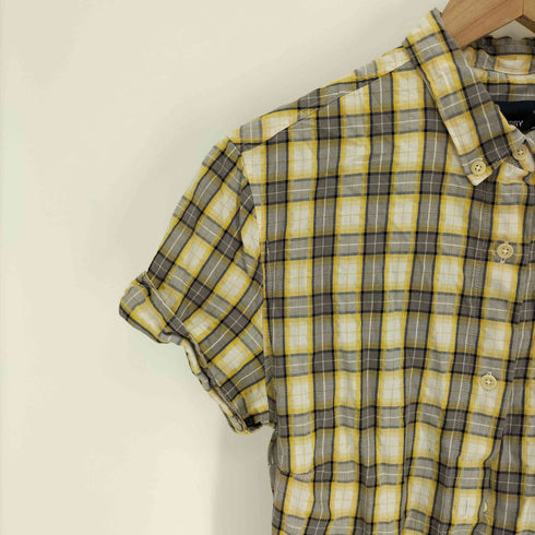 フレッドペリー FRED PERRY ロゴ刺繍 マドラスチェック S/S ワンピース レディース UK:8