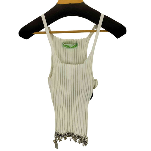 CHOPOVA LOWENA 2024SS デザインリブ編みキャミソール レディース