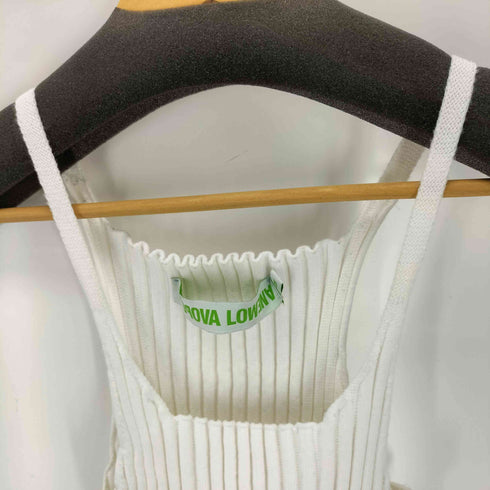 CHOPOVA LOWENA 2024SS デザインリブ編みキャミソール レディース