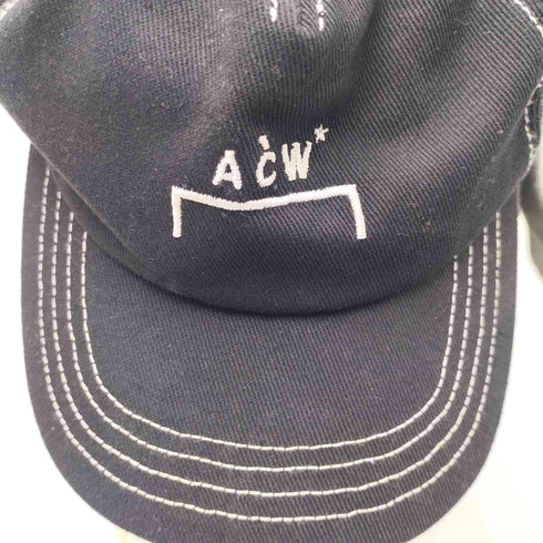 アコールドウォール A-COLD-WALL ロゴ刺繍 ステッチデザイン 6パネルキャップ メンズ