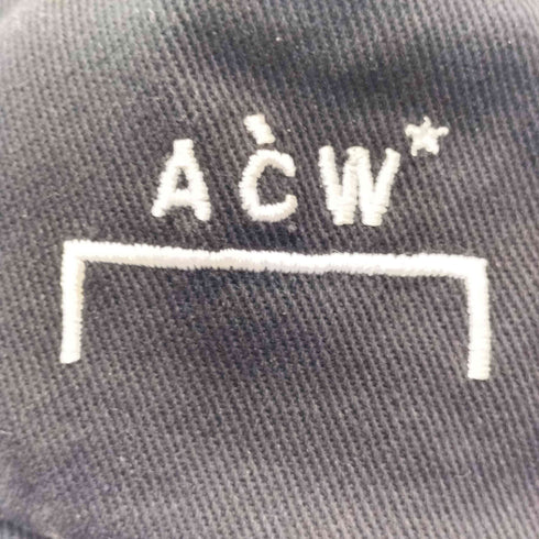 アコールドウォール A-COLD-WALL ロゴ刺繍 ステッチデザイン 6パネルキャップ メンズ