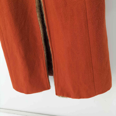 OBZEE KANG JIN YOUNG ウール混 ファーコート レディース 55