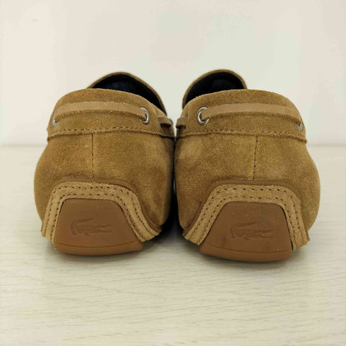 ラコステ LACOSTE ロゴ型押し スエード モカシン ローファー メンズ EUR:43