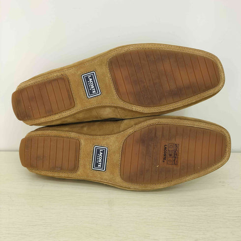 ラコステ LACOSTE ロゴ型押し スエード モカシン ローファー メンズ EUR:43