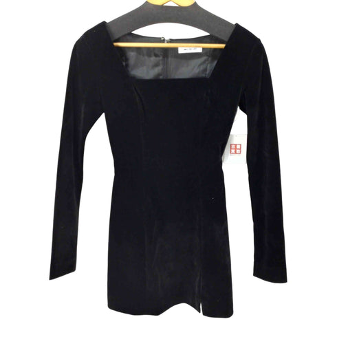 メルトザレディ Melt the lady square velvet mini dress レディース FREE