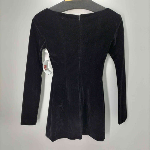 メルトザレディ Melt the lady square velvet mini dress レディース FREE