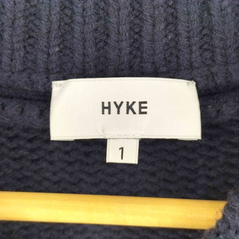 ハイク HYKE バックスリット ニットロングワンピース レディース 1