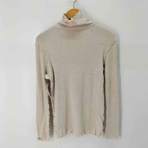 ジェラートピケ gelato pique ネップリブハイネックプルオーバー レディース ONE SIZE