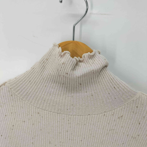 ジェラートピケ gelato pique ネップリブハイネックプルオーバー レディース ONE SIZE