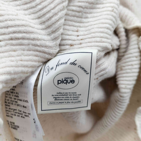 ジェラートピケ gelato pique ネップリブハイネックプルオーバー レディース ONE SIZE