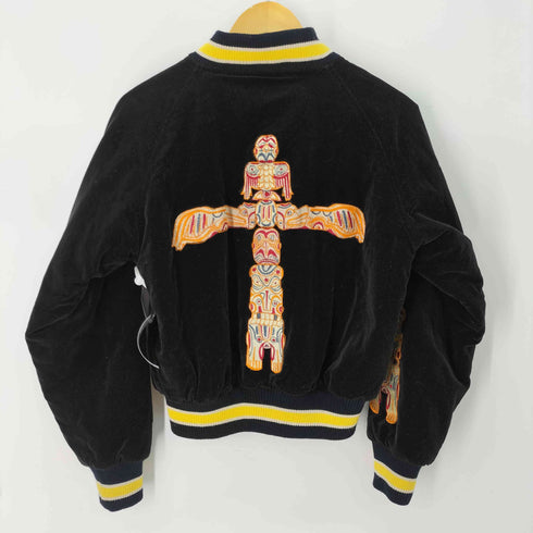 サイクル Cycle talonジップ 刺繍 ベルベット ボンバージャケット スタジャン メンズ