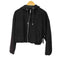 ザラ ZARA フェイクスエード クロップド ジャケット レディース import:M
