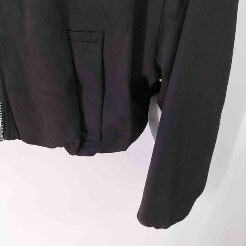 ザラ ZARA フェイクスエード クロップド ジャケット レディース import:M