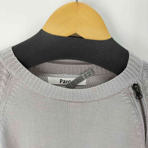 PARC.1 ジップデザイン ラグランニット レディース 1