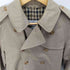 アクアスキュータム AQUASCUTUM 80s 英国製 ダブルトレンチコート メンズ