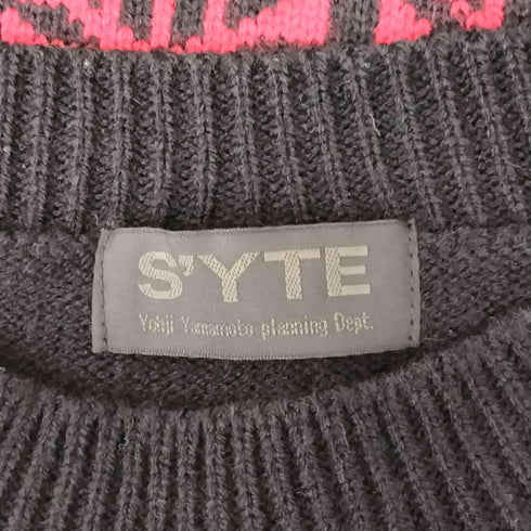 サイトバイヨウジヤマモト syte by Yohji Yamamoto 5G Bulky Wool Nordic Crew Neck Pullover メンズ 3
